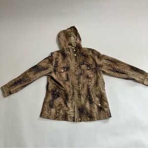 LAUREN RALPH LAUREN snakeskin windbreaker